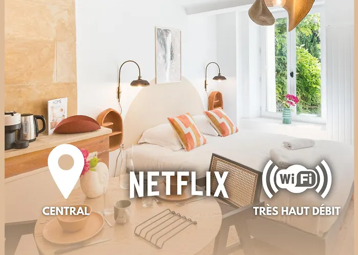 شقة فندقية Robs - Confort, Tv Connectee, Debit, Localisation Ideale - Courts Sejours & Affaires